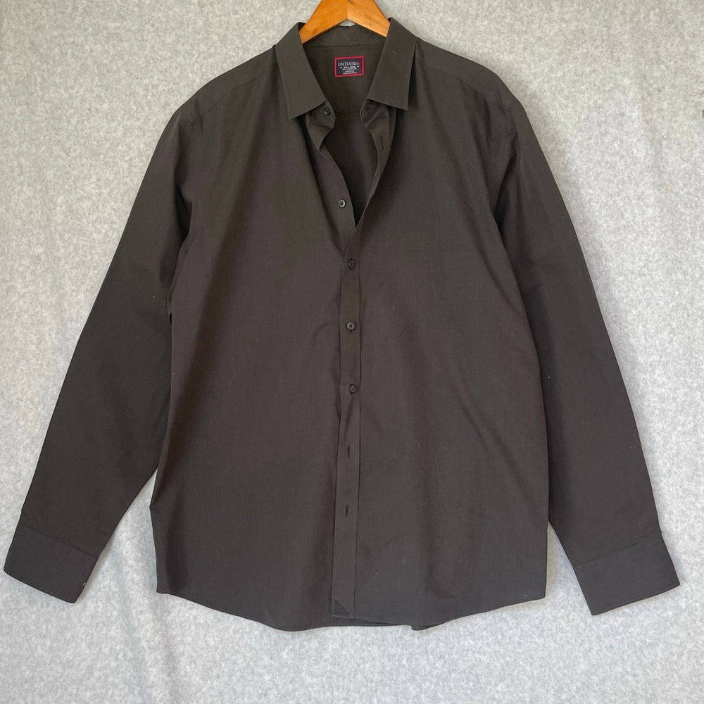 UNTUCKit Black Stone Wrinkle Free Shirt XXL Tall